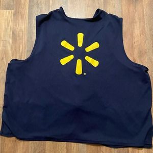 Walmart Proud Associate Unisex Dark Blue Employee Uniform Vest Size 3XL